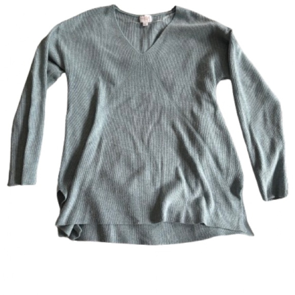 Women's Isabel by Ingrid & Isabel maternity V-Neck Sweater - Blue- L